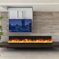 Electric Fire Aquafire® 60'' Water Vapor Built-In Electric Fireplace Insert