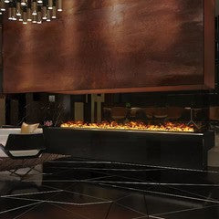Electric Fire Aquafire® 60'' Water Vapor Built-In Electric Fireplace Insert