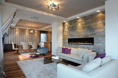 Dimplex Ignite XL 74" Built In | Wall Mount Linear Electric Fireplace | XLF74