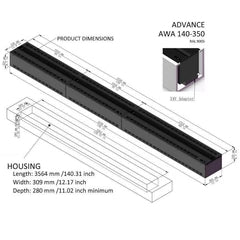 Returned Aquafire® 20'' Water Vapor Built-In Electric Fireplace