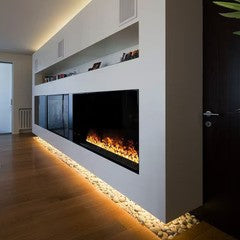 Electric Fire Aquafire® 60'' Water Vapor Built-In Electric Fireplace Insert