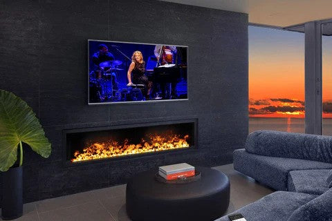 Aquafire® 40'' Water Vapor Built-In Electric Fireplace Insert